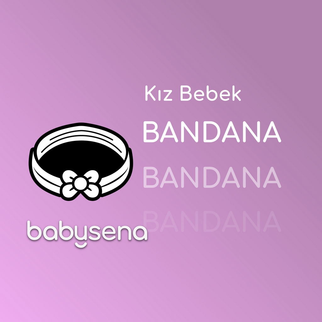 Kız Bebek Giyim Bandana - Kız Bebek Kıyafet Bandana - Kız Bebek Tekstil Bandana