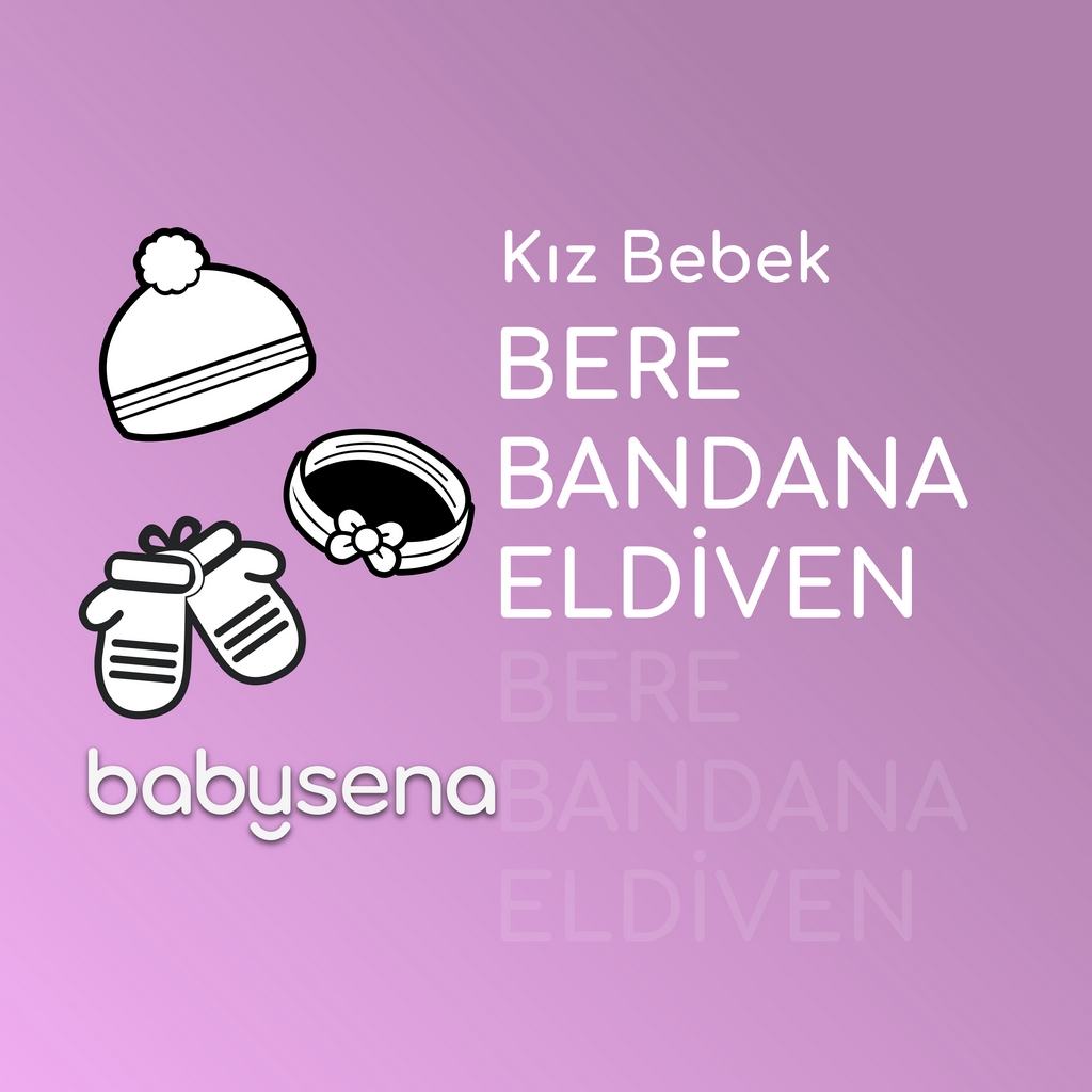 Kız Bebek Giyim Bere & Bandana & Eldiven - Kız Bebek Kıyafet Bere & Bandana & Eldiven - Kız Bebek Tekstil Bere & Bandana & Eldiven