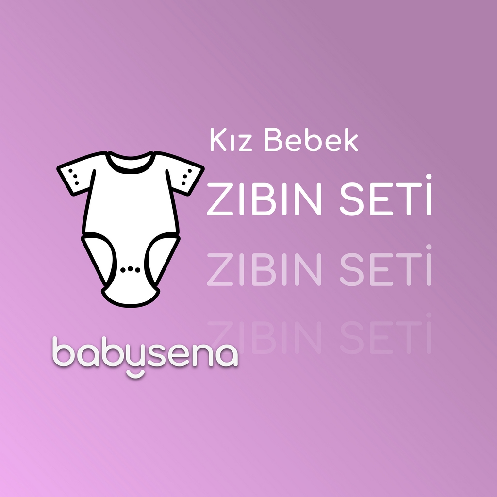 Kız Bebek Giyim Zıbın Seti - Kız Bebek Kıyafet Zıbın Seti - Kız Bebek Tekstil Zıbın Seti