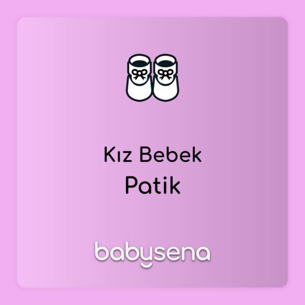 Kız Bebek Patik